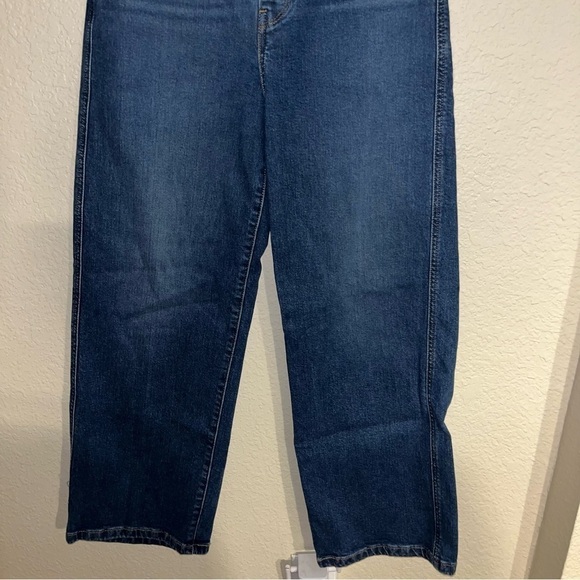 Levi's Mile High Cropped Wide Leg Jeans Size 25 - Picture 2 of 8